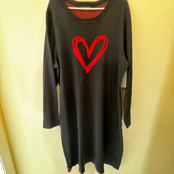 Lane Bryant Sweater Dress with Heart - Picture 4 of 5